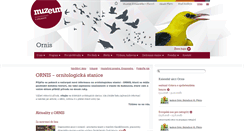 Desktop Screenshot of ornis.cz